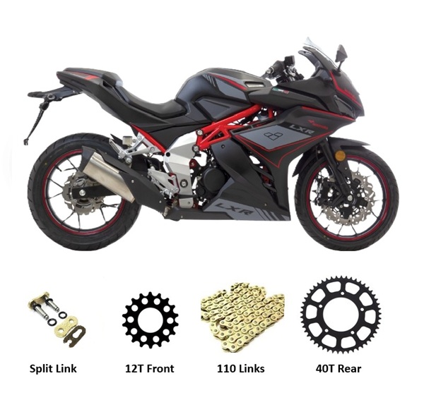 Lexmoto LXR 125 Chain and Sprocket Kit O-RING